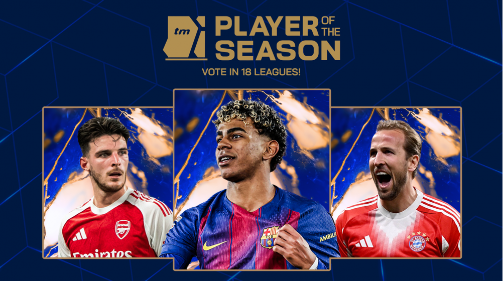 Vote for your 2025/26 Transfermarkt player of the season across 18 different leagues!